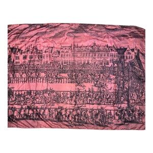 Rare Brooke Cadwallader Renaissance Silk Scarf